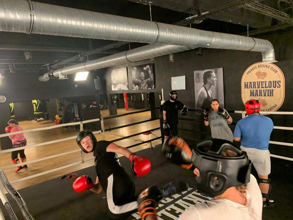 Entrainement de boxe