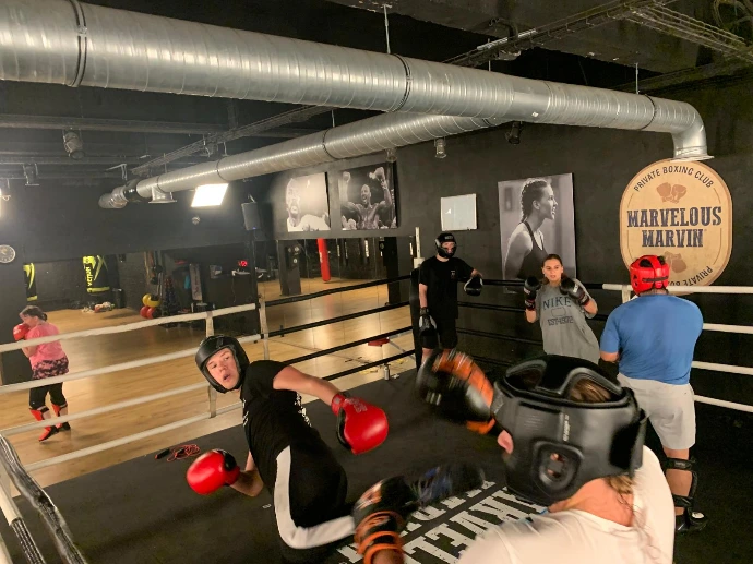 Entraînement de boxe